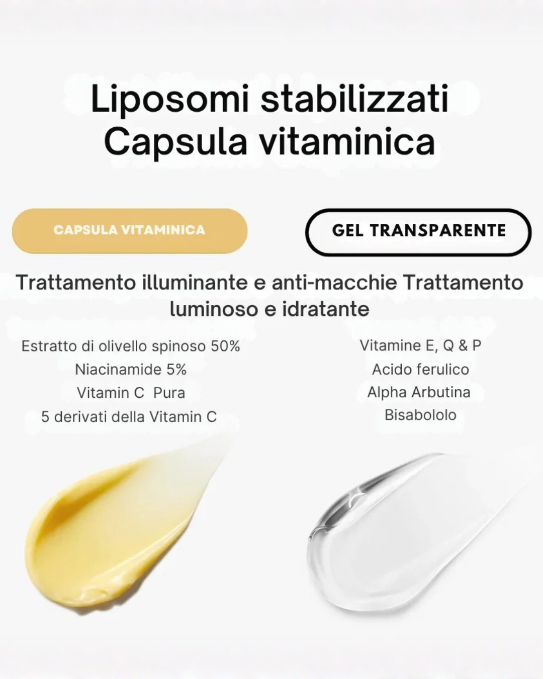 PERLE C – Gel con capsule di vitamina pura illuminante