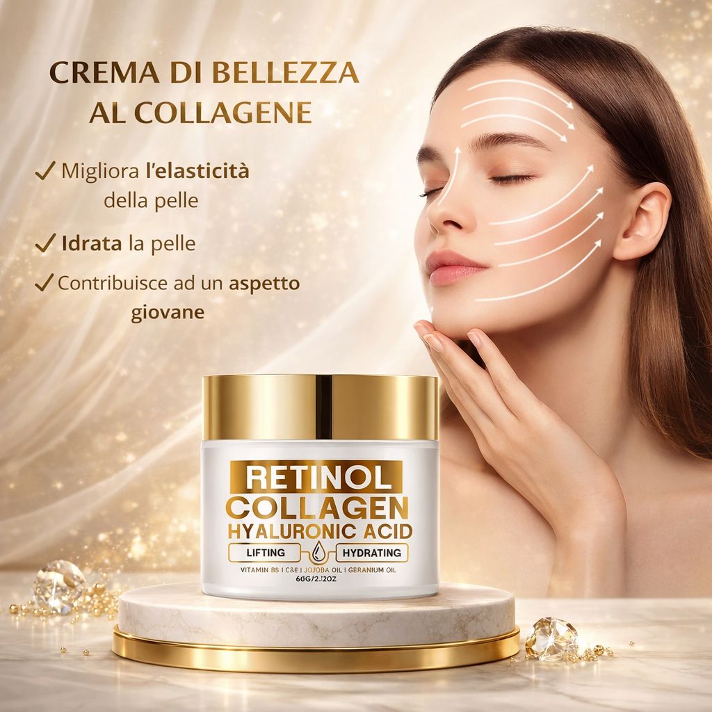 Collagene Lift™ – Crema Viso Antirughe Rimpolpante